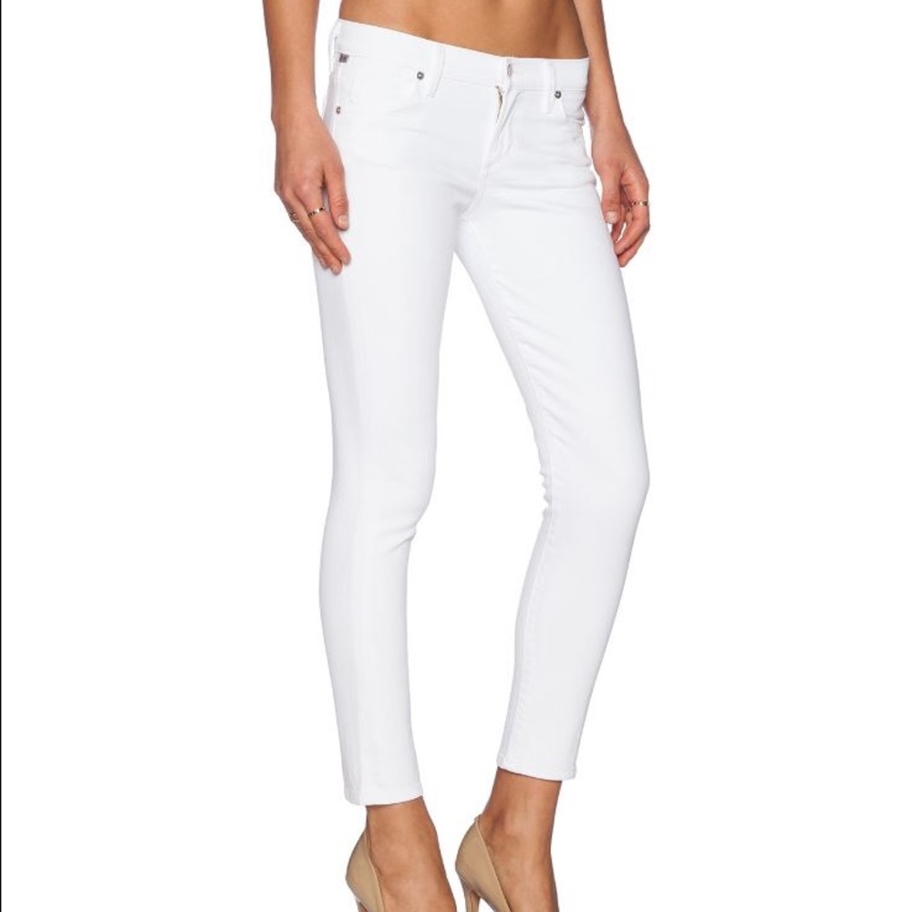 Citizens of Humanity White Avedon Skinny Jeans 27